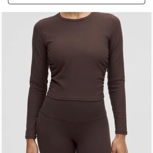 Lululemon All It Takes Ribbed Nulu Long
Sleeve Shirt size 8